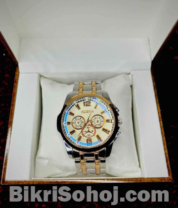 Rosra Men's Stainless Steel Fashion Watch for men
